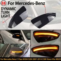 W204 Car Door Rear View Side Mirror Turn Signal Lights Light Lamps For Mercedes For Benz W204 W164 ML300 ML500 ML Class C-Class