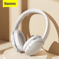 หูฟังแบบสวมศีรษะไร้สายพับได้หูฟังบลูทูธไร้สาย Baseus D02 Pro 5.3 Gratis Ongkir หูฟังบลูทูธ