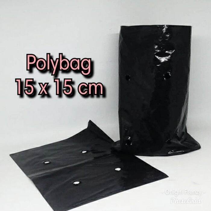 polybag tanaman kecil ukuran 15 x 15 (100 lembar) | Lazada Indonesia