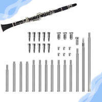 10ชิ้นคลาริเน็ตซ่อมชุดเครื่องมือ,สกรูชุดเครื่องมือ Woodwind อุปกรณ์เครื่องมือปรับแต่ง