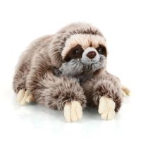 LILYandGIRL น่ารัก วันเกิด Three Toed ชีวิตจริง น่ากอด 35 ซม. ของเล่น Sloth ยัดไส้ Sloth Plush Toy Soft Plush Sloth ตุ๊กตา Sloth Critters
