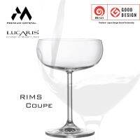 (++โปร) Lucaris แก้วค็อกเทล Rims Coupe ขนาด 355ml. 1ใบ ราคาดี แก้วน้ำ แก้วกาแฟ แก้วเก็บความเย็น แก้วพลาสติก