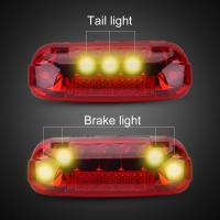 36โวลต์/48โวลต์ E-จักรยาน LED ไฟท้ายตัวบ่งชี้เบรกไฟฟ้าเบรกตัวบ่งชี้ LED ไฟท้ายด้านหลัง