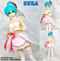 Figure ฟิกเกอร์ งานแท้ 100% Sega จาก Vocaloid Project Diva Arcade Future Tone โวคาลอยด์ โปรเจกต์ดีวา อาร์เคด Hatsune Miku ฮัตสึเนะ มิกุ White Dress เดรสสีขาว Ver Original from Japan Anime อนิเมะ การ์ตูน มังงะ คอลเลกชัน ของขวัญ New Collection Model โมเดล