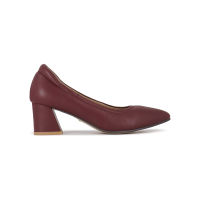 SHU CELEB RETRO HEELS 2.5" BURGUNDY รองเท้าส้นสูง