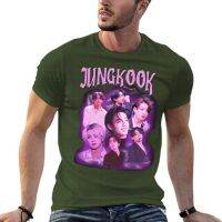 ?2023 Jungkook Jk Bangtan Boys Bangtan Senyeondan Kpop วินเทจเสื้อยืดทรงโอเวอร์ไซส์ตลกเสื้อผ้าผู้ชาย100% เสื้อผ้าไซส์พิเศษแนวสตรีตแวร์ผ้าฝ้ายเป็นสินค้าที่กำหนดเอง