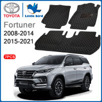 Little Bird พรมปูพื้นเข้ารูปรถยนต์ Toyota Fortuner 2008-2021 พรมปูพื้นรถยนต์ พรมรถยนต์ การรับประกันคืนสินค้าภายใน7วัน พรมรถยนต์