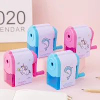 【YY】12PCS 7.5*5cm Students learn stationery Automatic Pencil Sharpener Hand sharpener pen planer students prize stationery