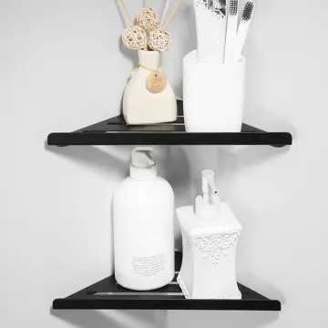 White Shower Caddy, Hanging Shelf, No-drilling Bathrooom Shelf