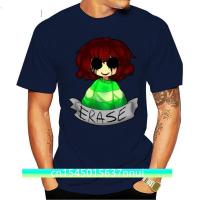 Personality Chara Undertale Erase Tshirt For Mens Humorous Cute White Leisure T Shirts Camisetas