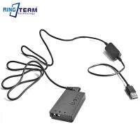 【Thriving】 SASTI DEALS 5V 2A ACKE12 ACK-E12 CA-PS700 USB Power Adapter Cable + LP-E12 DR-E12 DC Coupler สำหรับ Canon EOS M M2 M10 M50ดิจิตอลกล้อง