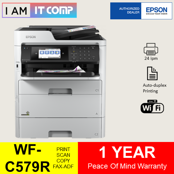Epson Workforce Pro Wf C579r Duplex All In One Inkjet Printer Lazada 7113