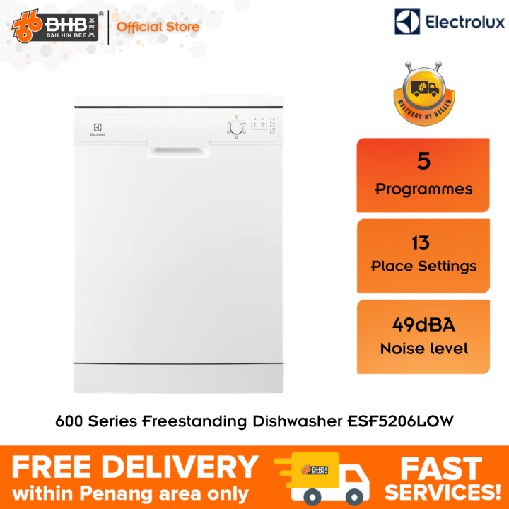 (Penang Only) Electrolux Dishwasher ESF5206LOW Free Standing Air Dry