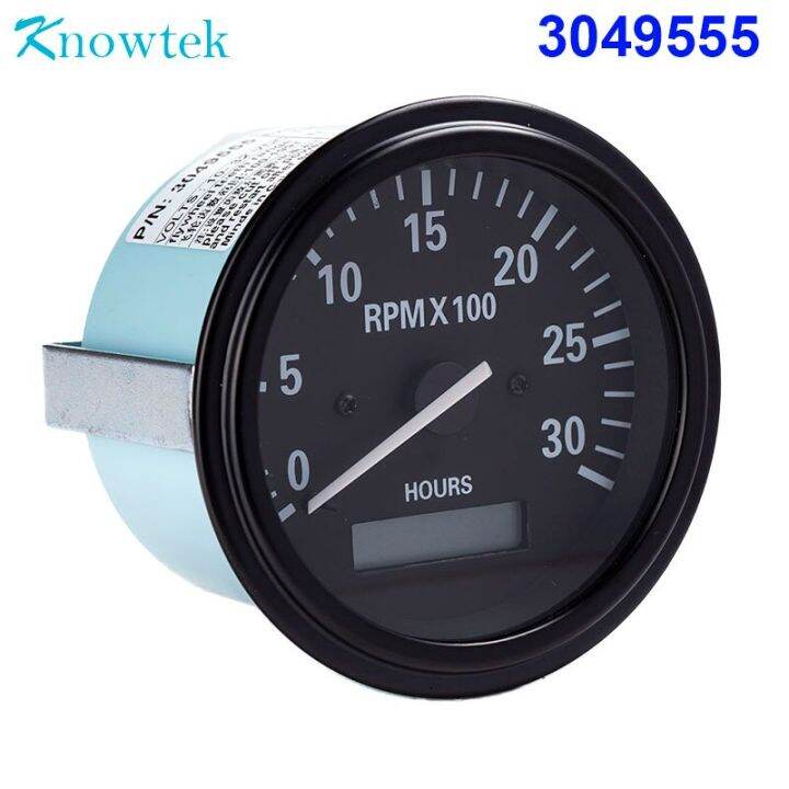 12V 24V 3049555 Tacho Digital Hour Meter for Diesel Engine Tachometer