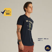 Mc Jeans เสื้อยืดแขนสั้นผู้ชาย คอกลม สีกรมท่า MTSZA06