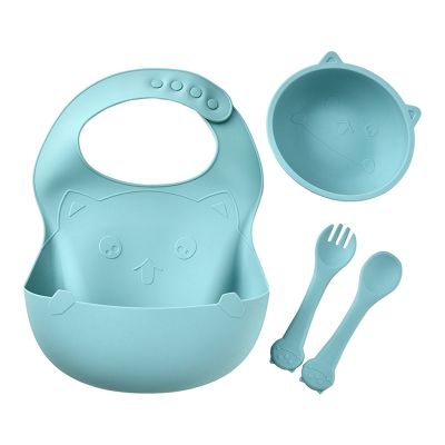 Baby Feeding Eating Supplies, Baby Feeding Set, Baby LED Weaning Supplies Toddler Self Feeding Utensils Dishes Set