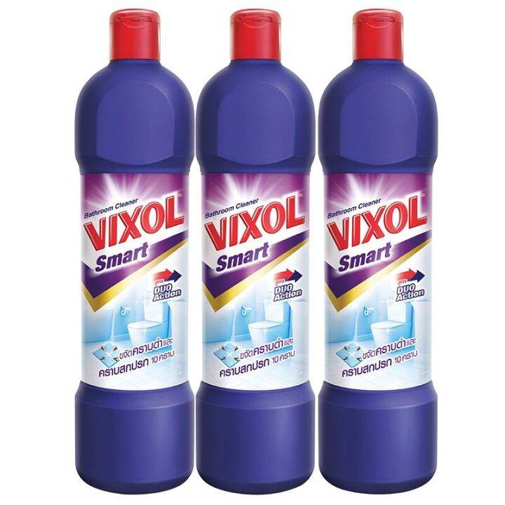 vixol-แพ็ค-3ขวด-วิกซอล-ขนาด-900มล-น้ำยาล้างห้องน้ำและสุขภัณฑ์-รหัสสินค้า-cho0001ok