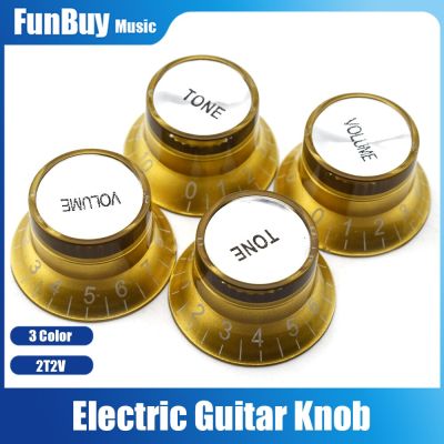 ‘【；】 4PCS 2 Volume 2 Tone  Guitar Knob For LP/SG Style Electric Guitar Musical Instrument Tackle Tool Accessory