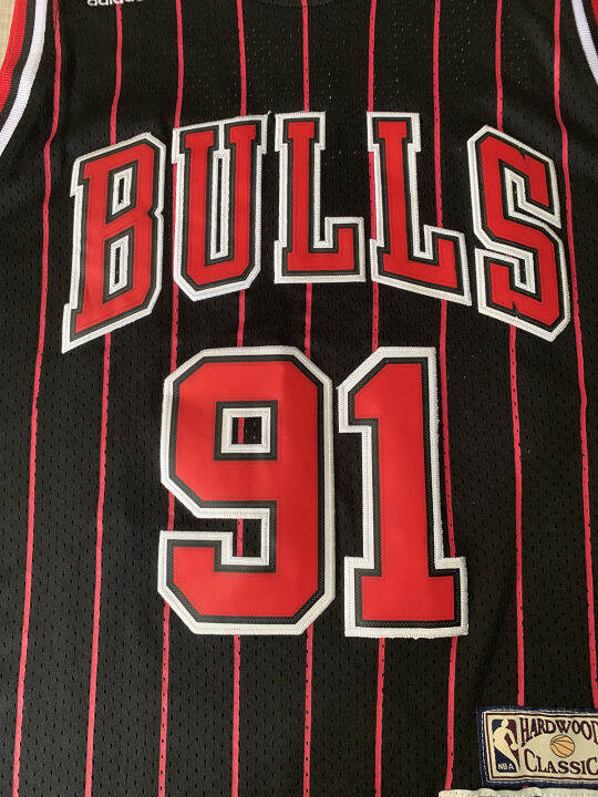 ready-stock-hot-authentic-sports-jersey-mens-chicago-bulls-91-dennis-rodman-soul-swingman-alternate-black-jersey