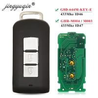 JHTJHNDTGFJHND Jingyuqin Smart Remote Key Fob 2BTN 433Mhz ID46 ID47สำหรับ Mitsubishi Lancer Outlander ASX G8D-644M-KEY-E / Montero L200 GHR-M004