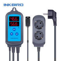 Inkbird ตัวควบคุมความชื้นดิจิทัล IHC-200,เซนเซอร์ AC110V-240V สำหรับเครื่องลดความชื้นรีเลย์คู่หน้าจอ LED ปลั๊กแบบยุโรป