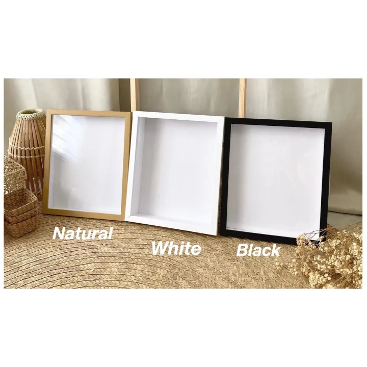 Shadow Box Frame 8x10inches and 10x12inches frame size with 1 inch up