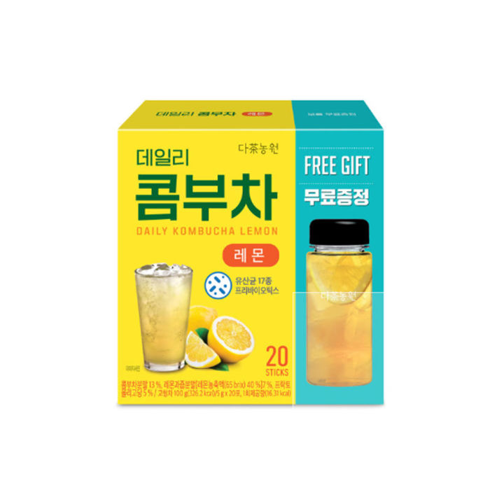 Danongwon Daily Kombucha Lemon 5g x 20pcs | Lazada