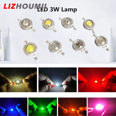 LIZHOUMIL ไฟกลางคืนลูกปัดซูเปอร์ไฟส่องสว่าง LED พลังงานสูง3W 10ชิ้น/เซ็ตสำหรับสนามฉายบนเวที