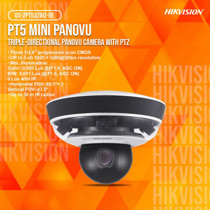 Hikvision DS2PT5326IZDE 2 Megapixel Network IR Outdoor PTZ Camera