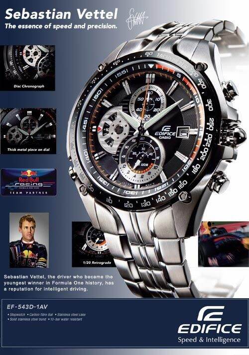 Casio edifice deals sebastian vettel