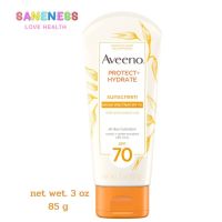 Aveeno Protect + Hydrate Lotion Sunscreen with Broad Spectrum SPF 70 (85 g) โลชั่นกันแดด