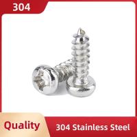 304 Round Countersunk Screw Stainless Steel Cross Self Tapping Screws Pan Head Toy Fastener Electronic Small Screw M2.2 M2.6