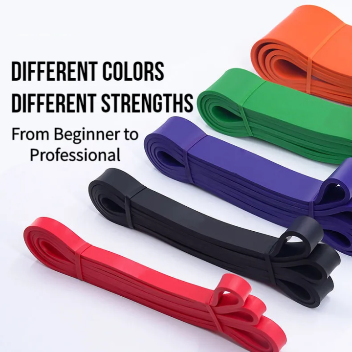 Resistance Band Workout Set 5230 lbs 7 sizes thick natural rubber