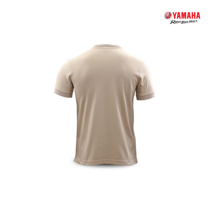 yamaha-เสื้อโปโล-premium-สีน้ำตาล
