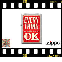 Zippo Everything is Going to Be OK, 100% ZIPPO Original from USA, new and unfired. Year 2022