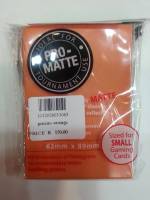 pmsm--orange Pro-Matte Orange Small Sleeves pro matte small pmsm--orange 074427842666