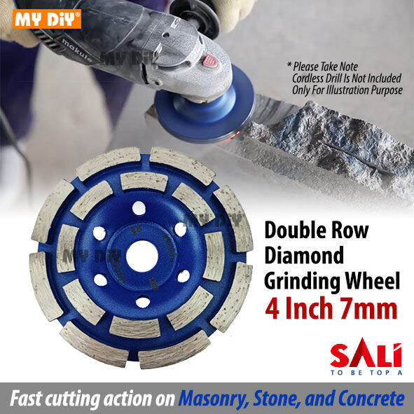 MYDIYSDNBHD SALI Double Row Diamond Grinding Wheel 4 inch / Turbo