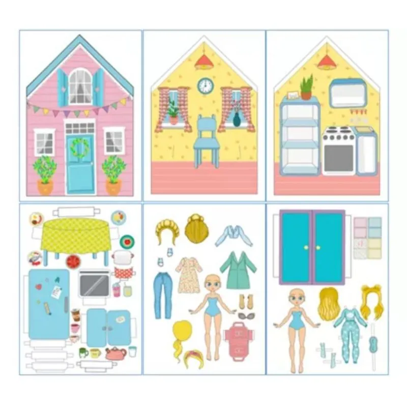 Paper Doll + Paper Doll House