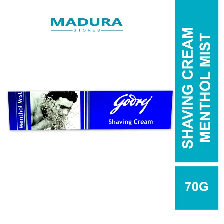 Godrej Shaving Cream Menthol Mist 70g Lazada
