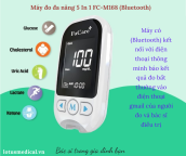 Máy đo đường huyết, gout, mỡ máu FC-M168Lotus Medical LA03