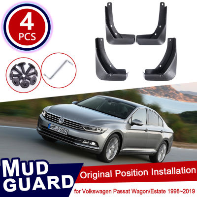 for Volkswagen VW Passat B5 B5.5 B6 B7 B8 Wagon Estate 1998~2019 Car Mud Flaps Mudguard Splash Guards Fender Mudflaps 2016 2017