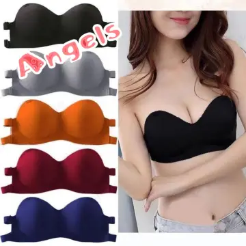 Ulike silicone bra with box and strap Push up Makapal