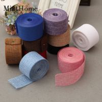 10M/Roll Imitation Linen Ribbon Burlap Roll DIY Handmade Christmas Wedding Decoration Ribbon 17 Colors Gift Wrapping  Bags