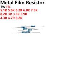 100PCS 1W Metal Film Resistor 1R 10R 4.7R 3.3R 22R 24R 30R 33R 47R 68R 100R 220R 200R 330R 470R 680R 1K 10K 4.7K K 470K -1M 1