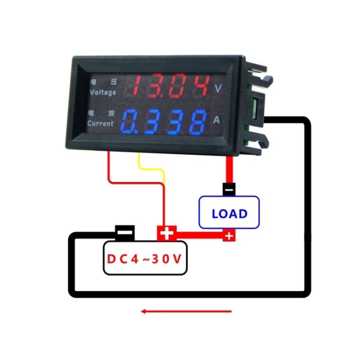 lz-4-d-gitos-de-alta-precis-o-dc-100v-200v-10a-volt-metro-amper-metro-dupla-display-digital-led-amp-volt-merter-painel-calibre-dur-vel