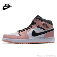 2023 Original J 1 mid JA1 cherry blossom pink dirty black and white pink female mid basketball shoes size