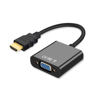 Baru Hdmi-kompatibel Pria Ke VGA RGB Perempuan VGA Video Converter Adaptor Hdmi-kompatibel Kabel HDTV Monitor untuk PC TV BOX