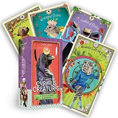 New ! ร้านแนะนำ[ไพ่แท้-พร้อมส่ง]​ The Tarot of Curious Creatures - Chris-Anne ไพ่ออราเคิล ไพ่ยิปซี ไพ่ทาโร่ ไพ่ทาโรต์ oracle card cards