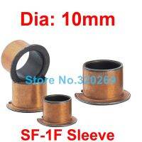 【LZ】❍  Flange com 10mm para flange 10 peças tamanhos de 10070 10090 10120 e 10165 autolubrificante bucha de rolamento composto sem óleo deslizante