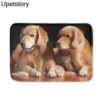 Upetstory พรมเช็ดเท้าสี่เหลี่ยมแฟชั่นสำหรับทางเข้า,พรมขนนุ่มในร่ม/กลางแจ้งโกลเด้นรีทรีฟเวอร์ Rug40พื้นครัวในครัวเรือน * 59ซม.